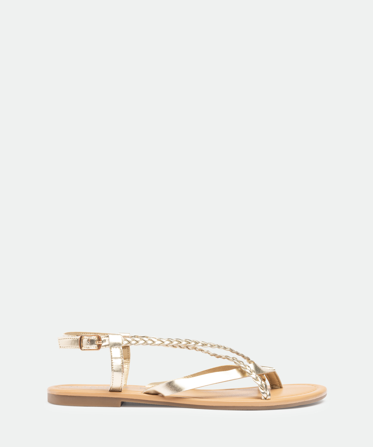 Sand&aacute;lia plana tira tran&ccedil;ada image number null